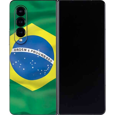 Brazil Flag Galaxy Z Fold4 5G Skin